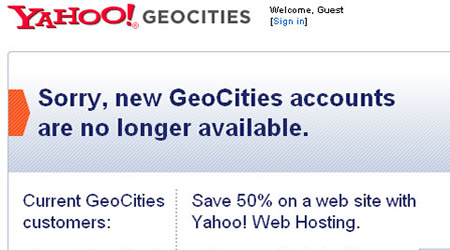 yahoogeocities yahoogeocities